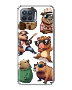 Чохол для OPPO Reno 4 Lite з картинкою «Круті капібари музиканти» Чохол для OPPO Reno 4 Lite з картинкою «Круті капібари музиканти»