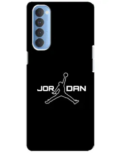 Чехол для OPPO Reno 4 Pro с картинкой «Nike Pink Swirl»
