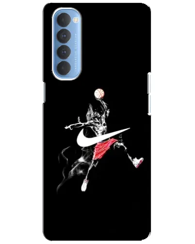Чехол для OPPO Reno 4 Pro с картинкой «Jordan Jumpman»