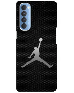 Чехол для OPPO Reno 4 Pro с картинкой «Jordan Dark Carbon»