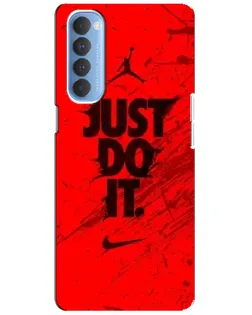 Чехол для OPPO Reno 4 Pro с картинкой «Nike Just Do It»