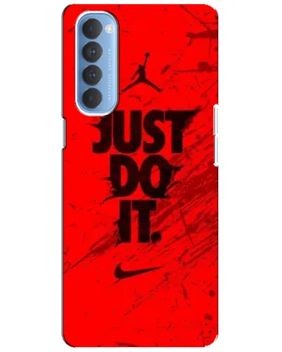 Чехол для OPPO Reno 4 Pro с картинкой «Nike Just Do It»
