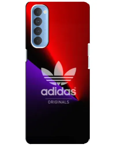 Чехол для OPPO Reno 4 Pro с картинкой «Adidas Red Neon» Чехол для OPPO Reno 4 Pro с картинкой «Adidas Red Neon»