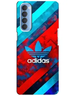 Чехол для OPPO Reno 4 Pro с картинкой «Абстракция Adidas»