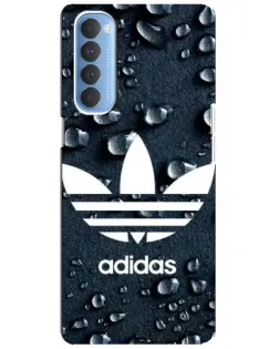 Чехол для OPPO Reno 4 Pro с картинкой «Adidas Trefoil Blue»