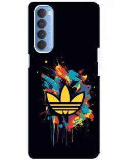 Чехол для OPPO Reno 4 Pro с картинкой «Adidas Splash»