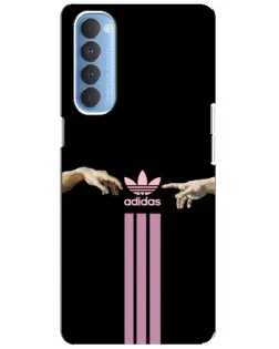 Чехол для OPPO Reno 4 Pro с картинкой «Adidas Hands»
