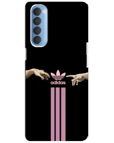 Чехол для OPPO Reno 4 Pro с картинкой «Adidas Hands» Чехол для OPPO Reno 4 Pro с картинкой «Adidas Hands»