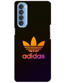 Чехол для OPPO Reno 4 Pro с картинкой «Градиент Adidas»