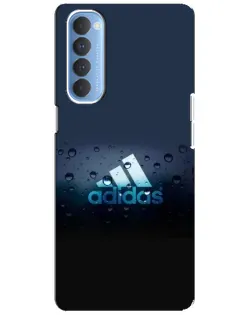 Чехол для OPPO Reno 4 Pro с картинкой «Adidas Water Drops»