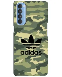 Чехол для OPPO Reno 4 Pro с картинкой «Милитари стиль Adidas»