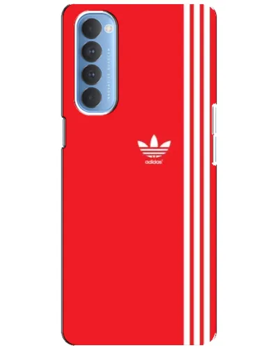 Чехол для OPPO Reno 4 Pro с картинкой «Красный минимализм Adidas» Чехол для OPPO Reno 4 Pro с картинкой «Красный минимализм Adidas»