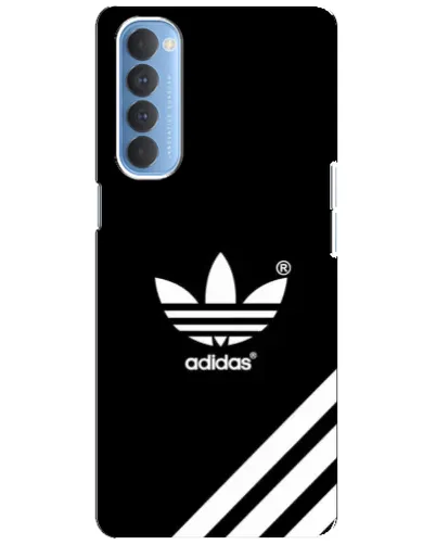 Чехол для OPPO Reno 4 Pro с картинкой «Adidas с диагональными полосами» Чехол для OPPO Reno 4 Pro с картинкой «Adidas с диагональными полосами»