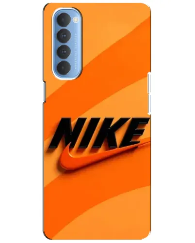 Чехол для OPPO Reno 4 Pro с картинкой «Оранжевый драйв Nike»