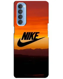 Чехол для OPPO Reno 4 Pro с картинкой «Nike — вечерний горизонт»