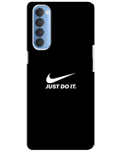 Чехол для OPPO Reno 4 Pro с картинкой «Минимализм от Nike»