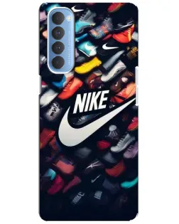 Чехол для OPPO Reno 4 Pro с картинкой «Коллекция кроссовок Nike»