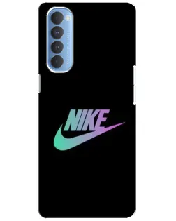 Чехол для OPPO Reno 4 Pro с картинкой «Nike — городская ночь»
