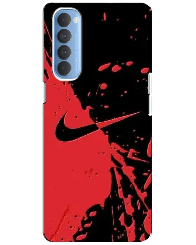 Чехол для OPPO Reno 4 Pro с картинкой «Красные брызги Nike» Чехол для OPPO Reno 4 Pro с картинкой «Красные брызги Nike»