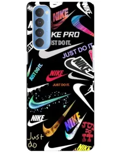 Чехол для OPPO Reno 4 Pro с картинкой «Nike — роскошь»