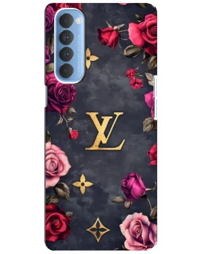 Чехол для OPPO Reno 4 Pro с картинкой «Цветочный Louis Vuitton» Чехол для OPPO Reno 4 Pro с картинкой «Цветочный Louis Vuitton»