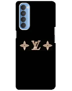 Чехол для OPPO Reno 4 Pro с картинкой «Louis Vuitton — минимализм»