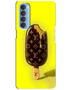 Чехол для OPPO Reno 4 Pro с картинкой «Мороженое от LV»