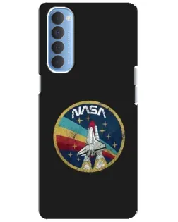 Чехол для OPPO Reno 4 Pro с картинкой «NASA — эмблема миссии»
