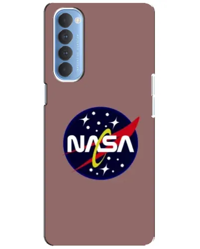 Чехол для OPPO Reno 4 Pro с картинкой «NASA — ретро космос»