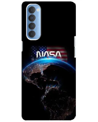 Чехол для OPPO Reno 4 Pro с картинкой «Земля из космоса NASA»