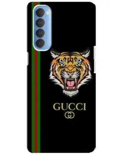 Чехол для OPPO Reno 4 Pro с картинкой «Тигр Gucci»