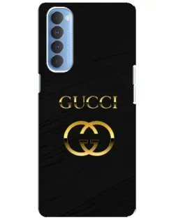 Чехол для OPPO Reno 4 Pro с картинкой «Золотой логотип Gucci» Чехол для OPPO Reno 4 Pro с картинкой «Золотой логотип Gucci»