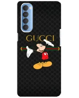 Чехол для OPPO Reno 4 Pro с картинкой «Микки Маус Gucci» Чехол для OPPO Reno 4 Pro с картинкой «Микки Маус Gucci»