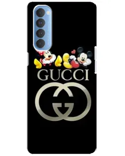 Чехол для OPPO Reno 4 Pro с картинкой «Gucci — герои Disney» Чехол для OPPO Reno 4 Pro с картинкой «Gucci — герои Disney»