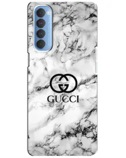 Чехол для OPPO Reno 4 Pro с картинкой «Gucci — мраморный шик» Чехол для OPPO Reno 4 Pro с картинкой «Gucci — мраморный шик»