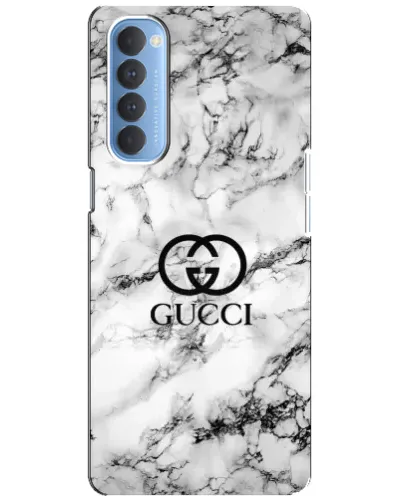 Чехол для OPPO Reno 4 Pro с картинкой «Gucci — мраморный шик»