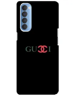 Чехол для OPPO Reno 4 Pro с картинкой «Gucci — красный градиент» Чехол для OPPO Reno 4 Pro с картинкой «Gucci — красный градиент»