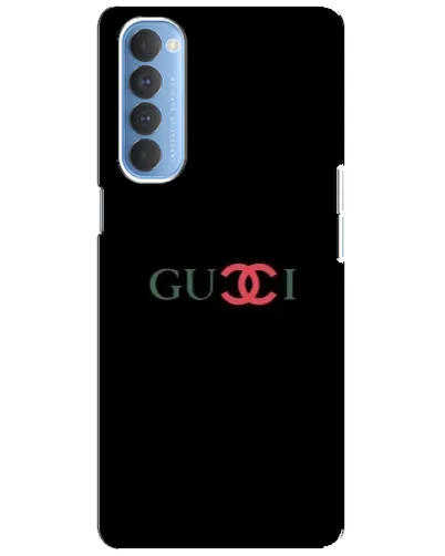 Чехол для OPPO Reno 4 Pro с картинкой «Gucci — красный градиент»