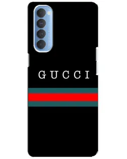 Чехол для OPPO Reno 4 Pro с картинкой «Gucci — красный пояс» Чехол для OPPO Reno 4 Pro с картинкой «Gucci — красный пояс»