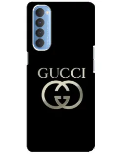 Чехол для OPPO Reno 4 Pro с картинкой «Gucci — золото на черном» Чехол для OPPO Reno 4 Pro с картинкой «Gucci — золото на черном»
