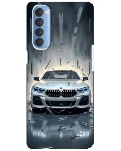 Чехол для OPPO Reno 4 Pro с картинкой «BMW в свете фар» Чехол для OPPO Reno 4 Pro с картинкой «BMW в свете фар»