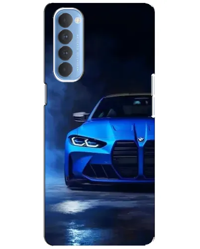 Чехол для OPPO Reno 4 Pro с картинкой «Голубая BMW M4» Чехол для OPPO Reno 4 Pro с картинкой «Голубая BMW M4»