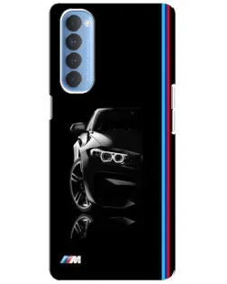Чохол для OPPO Reno 4 Pro з картинкою «Силует BMW в темряві» Чохол для OPPO Reno 4 Pro з картинкою «Силует BMW в темряві»