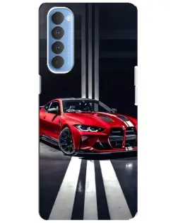 Чохол для OPPO Reno 4 Pro з картинкою «Червона BMW на дорозі» Чохол для OPPO Reno 4 Pro з картинкою «Червона BMW на дорозі»