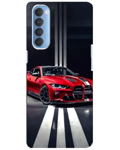 Чехол для OPPO Reno 4 Pro с картинкой «Красная BMW на дороге» Чехол для OPPO Reno 4 Pro с картинкой «Красная BMW на дороге»