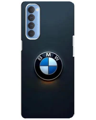 Чехол для OPPO Reno 4 Pro с картинкой «Логотип BMW — минимализм» Чехол для OPPO Reno 4 Pro с картинкой «Логотип BMW — минимализм»