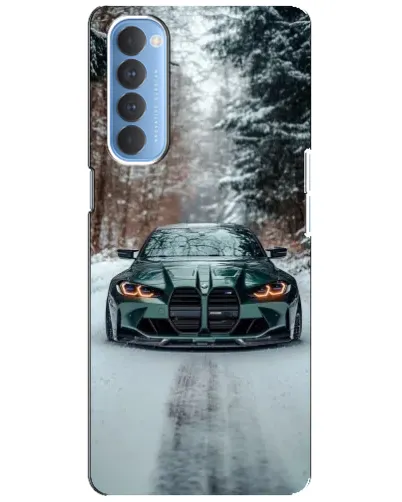 Чехол для OPPO Reno 4 Pro с картинкой «BMW в зимнем лесу» Чехол для OPPO Reno 4 Pro с картинкой «BMW в зимнем лесу»