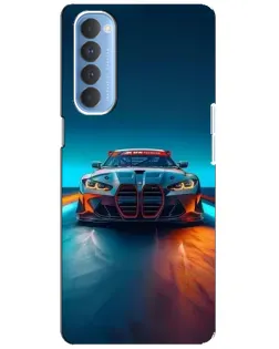 Чохол для OPPO Reno 4 Pro з картинкою «BMW — вогні неону» Чохол для OPPO Reno 4 Pro з картинкою «BMW — вогні неону»