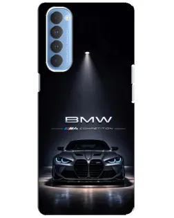 Чохол для OPPO Reno 4 Pro з картинкою «BMW крізь нічне місто» Чохол для OPPO Reno 4 Pro з картинкою «BMW крізь нічне місто»