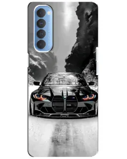 Чохол для OPPO Reno 4 Pro з картинкою «BMW — акварельний дрифт» Чохол для OPPO Reno 4 Pro з картинкою «BMW — акварельний дрифт»